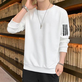 宽松休闲外穿薄款 男款 套头T恤春秋季 港风外套高级感帅气男生卫衣