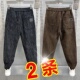 加绒裤 百搭潮流宽松束口外穿灯芯绒加厚哈伦卫裤 子男款 休闲秋冬季