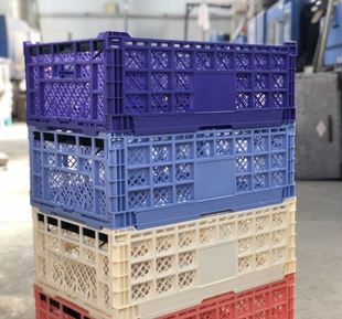 厂家直销多型号折叠筐收纳车载水果筐超市水果店展示架货架堆头