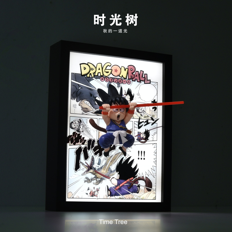 七龙珠可爱小悟空漫画动漫装饰3D相框立体画创意摆件送朋友的礼物图片