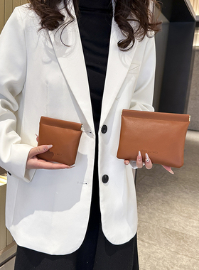 弹片收纳包闭合口红包耳机化妆包包小包随身包内迷你数据线收纳包