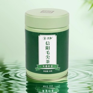 春茶上市2025新茶正宗文新信阳毛尖茶叶绿茶嫩芽叶雨前罐装 50g