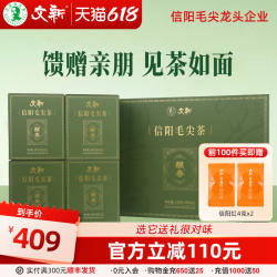 春茶上市文新信阳毛尖绿茶2026新茶明前特级醒春茶叶礼盒装240g