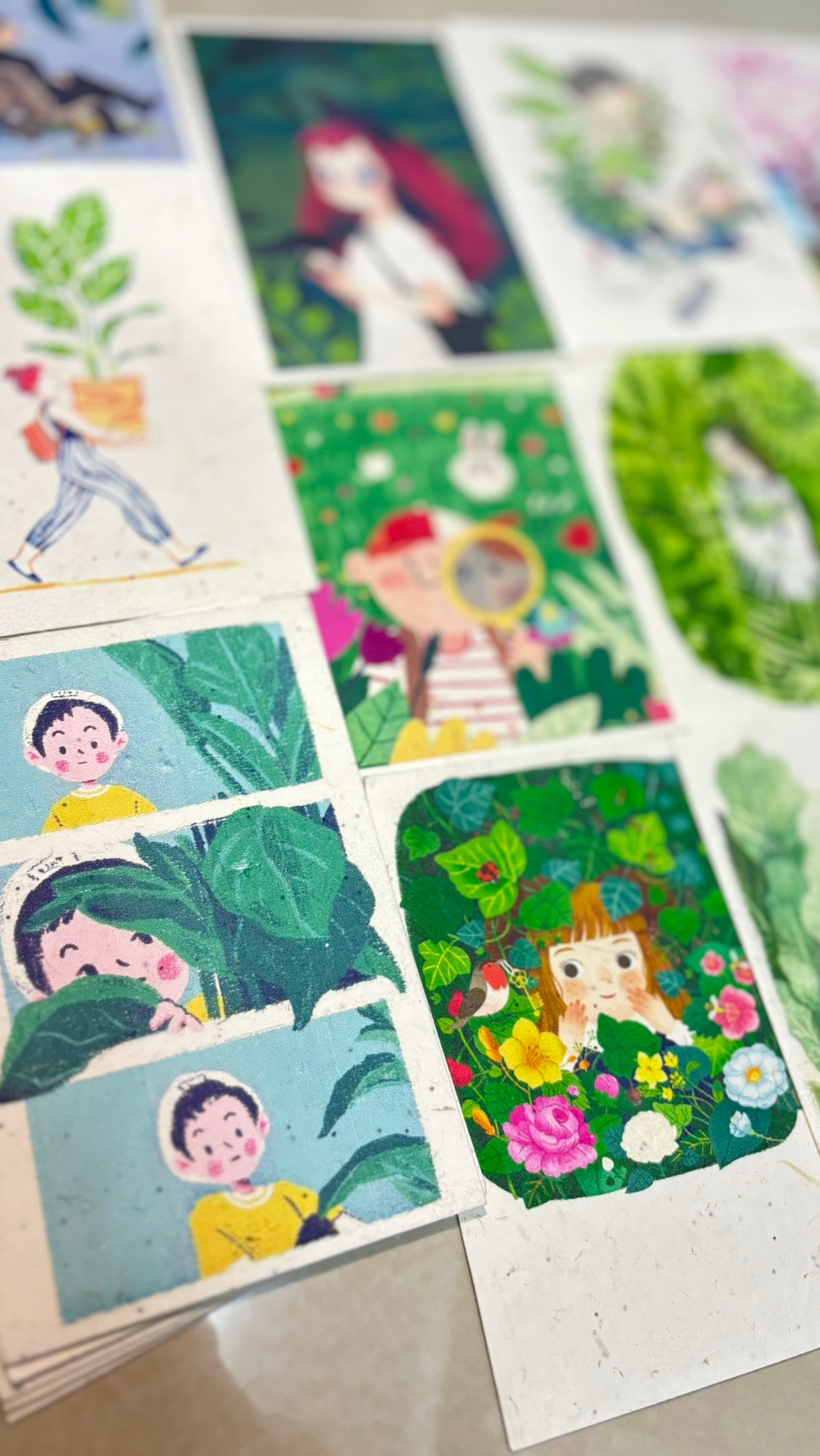 原创明信片发芽纸支持来图定制