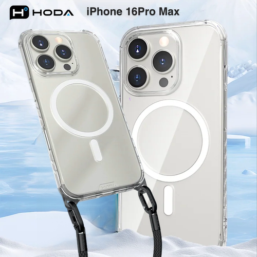 hoda台湾16Promax透明挂孔手机壳