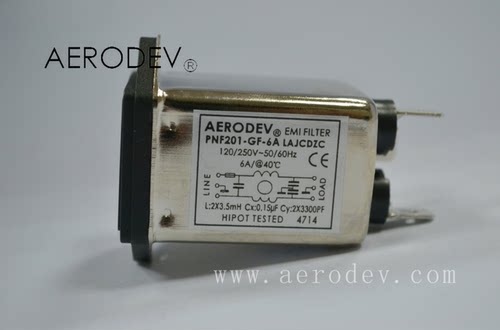 原装埃德 滤波器 PNF201-GF-6A LAJCDZC IEC插座式滤波器 AERODEV