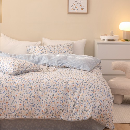 100%棉小碎花清新单人双人四件套