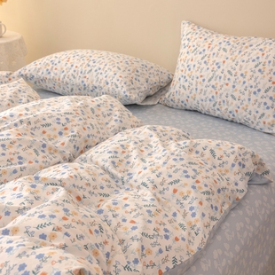 定做小碎花纯棉被套单件宿舍1.5 2.4 2.0春夏100%全棉双人被罩2.2