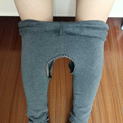 九分棉开裆打底袜秋冬加绒保暖裤