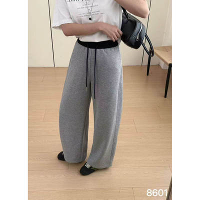 【神裤再现江湖】韩版拼色弯刀裤 A14-8601