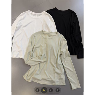 D16 纸片人高品天丝精致圆领T 可穿 989 四季