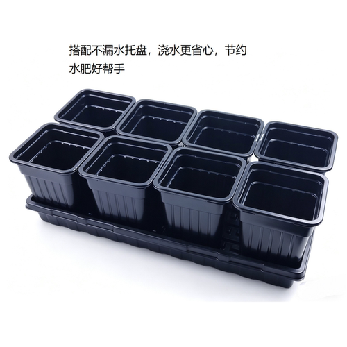 塑料简约加深种植盆无异味
