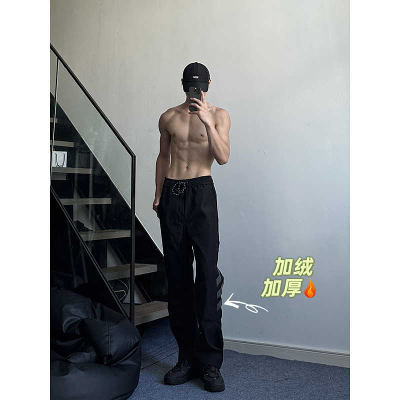 冬装加绒加厚登山冲锋裤男休闲裤P65控88,男装卫衣,电商D205