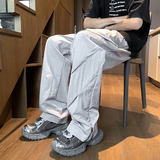 降落伞裤设计感yyk开口冲锋机能裤夏季薄款速干休闲长裤P55控68，男装休闲裤，电商D205