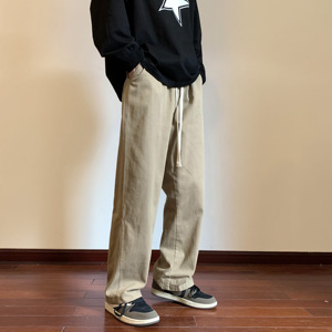 数据款 日系工装裤男春款美式复古潮牌百搭长裤休闲裤 P50 控68图片