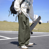 日系cityboy九分裤子男夏oversize机能工装休闲夏日末山本冲锋裤，男装休闲裤，电商D205