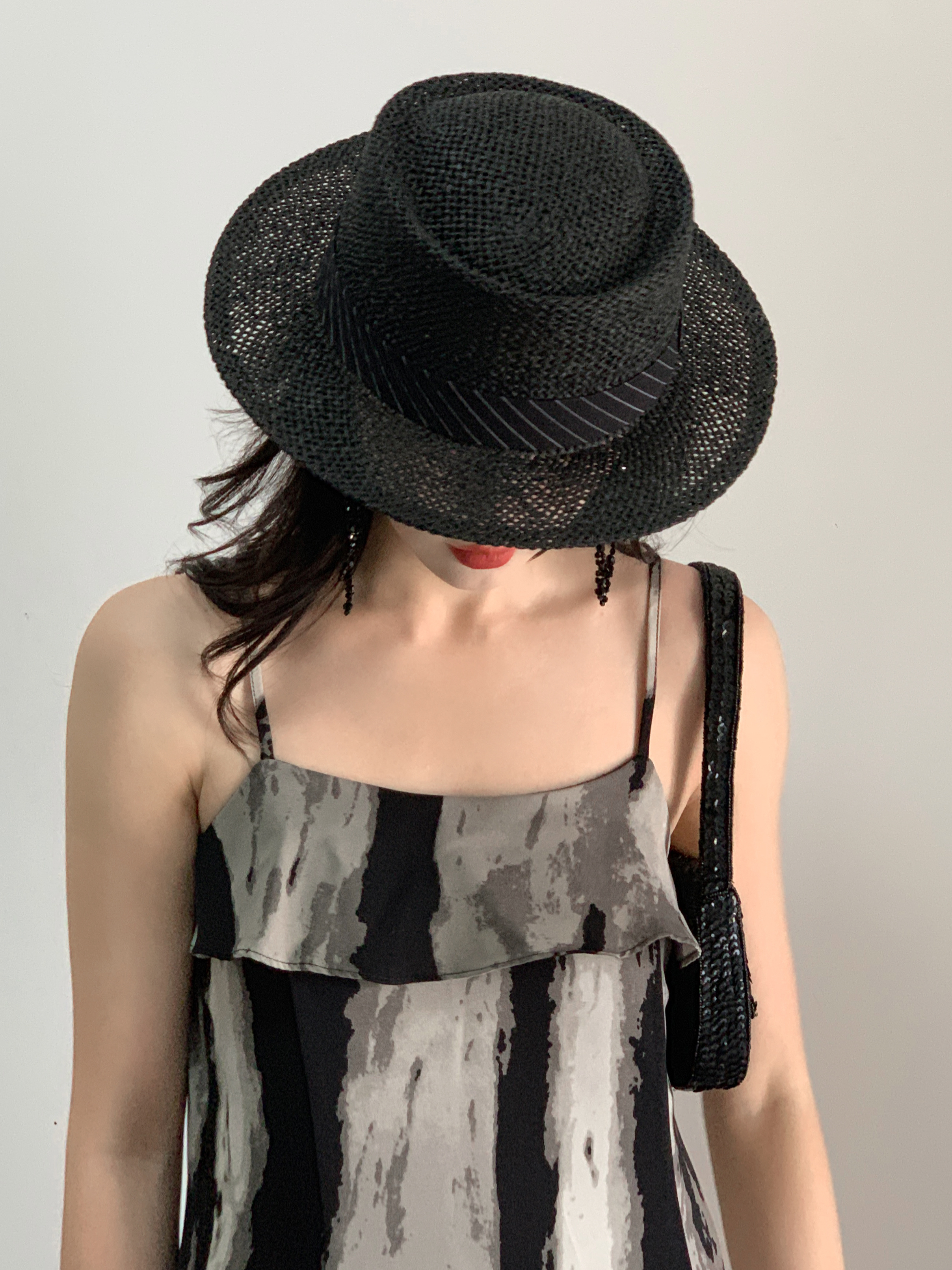 草帽出游日系女春夏平檐