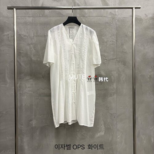 韩国直邮MUTE-P空空韩代正品26夏季新款时尚高级感简约吊带连衣裙