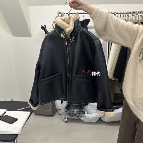 韩国直邮NYLON空空韩代正品26秋冬季新款休闲时尚高级感拉链夹克