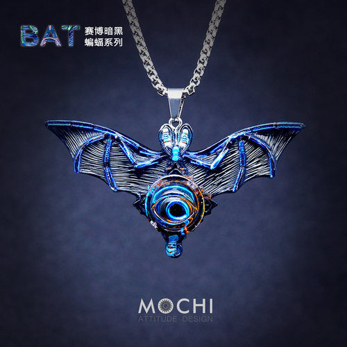 暗黑系恶魔之眼哥特吊坠复古男