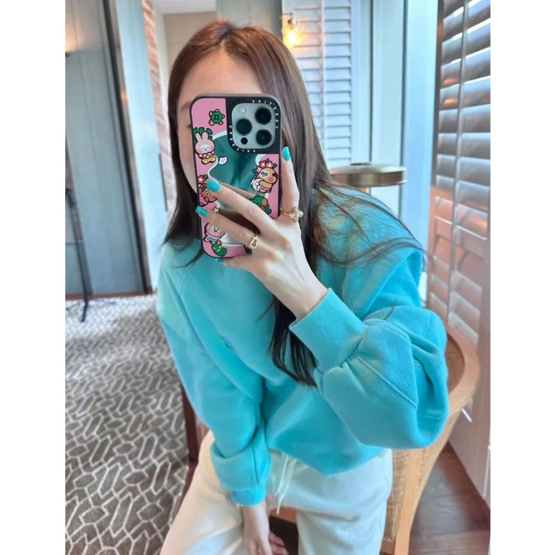 胖mm特大码300斤韩版简约刺绣长袖卫衣女秋冬季宽松加绒套头上衣