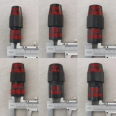 伸缩杆内锁扣固定锁外锁塑料锁扣抄网杆配件接头连接器支架定位