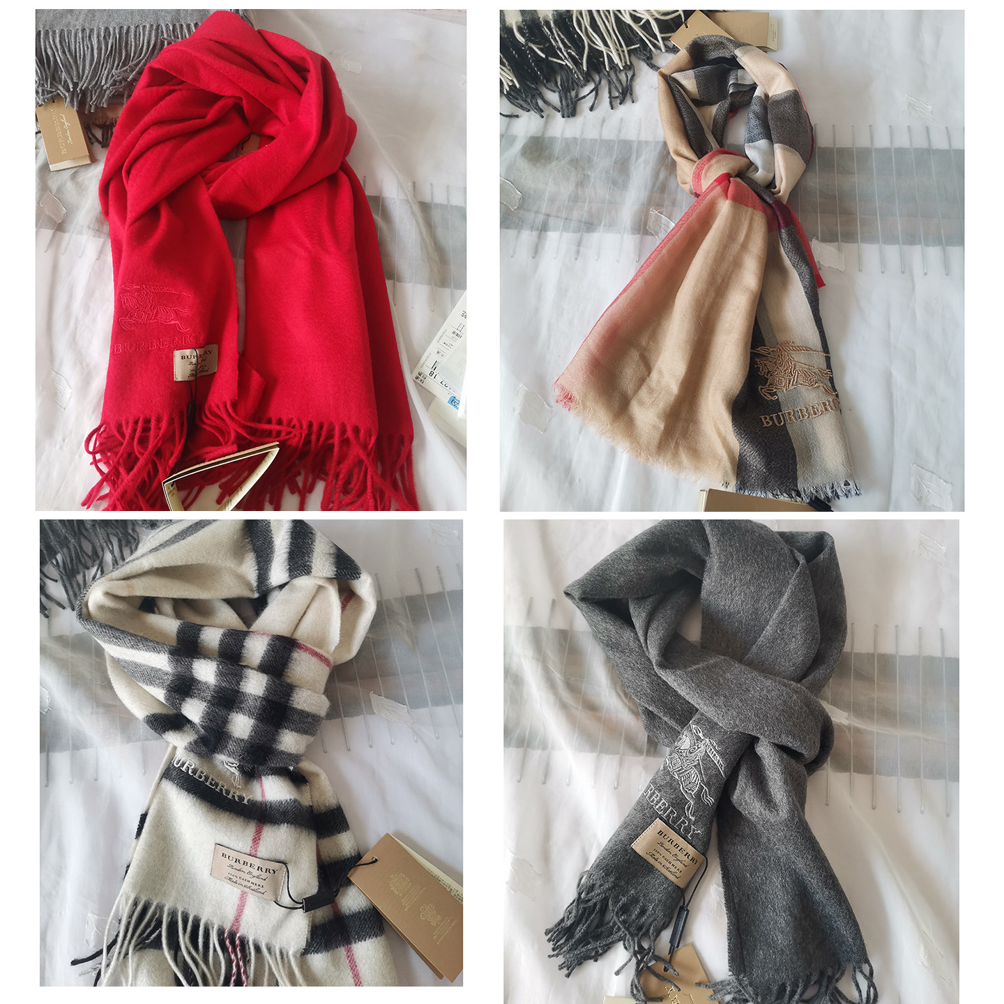 【孤品福利】大牌围巾正品 99新 吊牌齐全 100分桑蚕丝羊绒大披肩