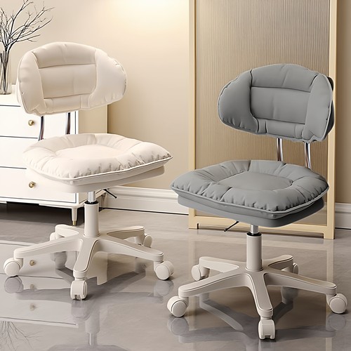 万向轮小凳子家用带滑轮靠背椅子