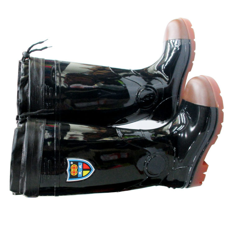 Chaussures - bottes caoutchouc homme pour hiver - semelle tendon - Ref 963296 Image 3