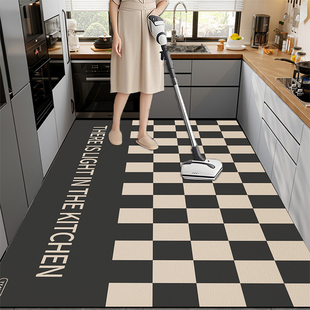 硅藻泥厨房地垫防滑防油吸水可擦免洗门口耐脏脚垫大尺寸满铺地毯