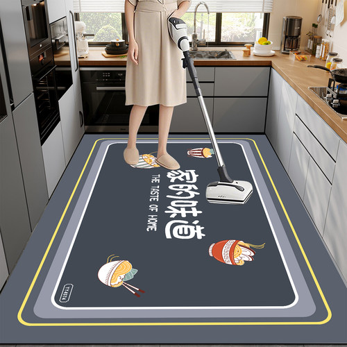 硅藻泥厨房地垫防油防滑可擦免洗