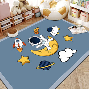 儿童地毯阅读区电脑椅子防滑地垫书房书桌学习桌客厅卧室床边垫子