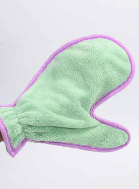 Chongta pet towels, gloves with plush, soft cats and dogs,