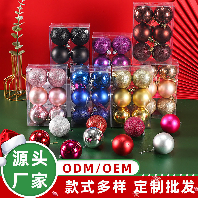Christmas environmental protection seven color window displ