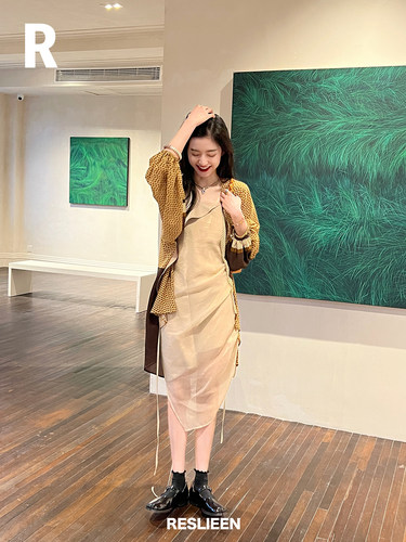 高级感吊带裙法式仙女