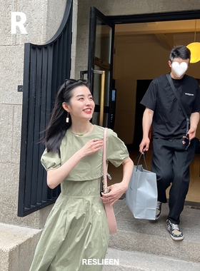 RESLIEEN「Void」冷欲悬浮 气质高级设计收腰法式显瘦文艺连衣裙