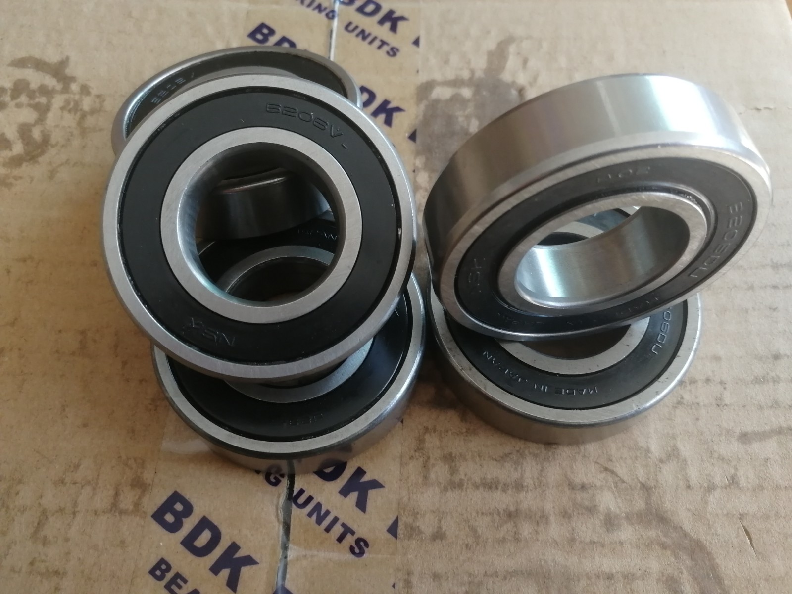 进口二手拆机旧轴承6206(30*62*16)