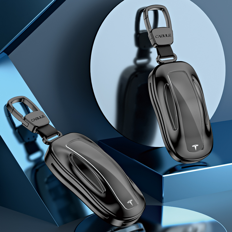 特斯拉系列铝合金全包钥匙壳