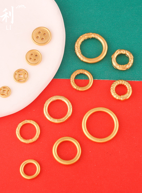 博婷女生铜质简约不掉色戒指闭口