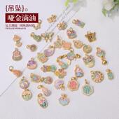 古法金滴油葫芦如意平安喜乐吊坠国风烧蓝复古国潮福招财吉祥配件