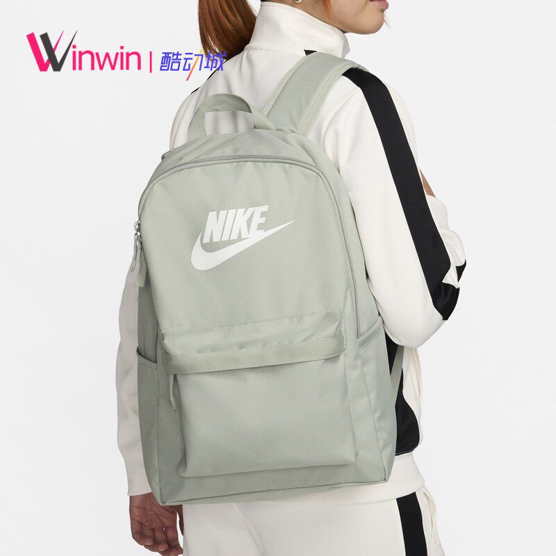 Nike Heritage 耐克男女满印Logo印花休闲双肩背包学生书包DC4244