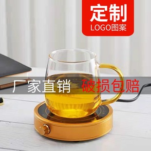 牛奶玻璃杯单层透明带把水杯简约加厚家用耐高温可电陶炉加热 欧式