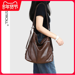 慵懒风松弛感休闲大包多功能单双肩斜挎一包三用大容量旅游秋季