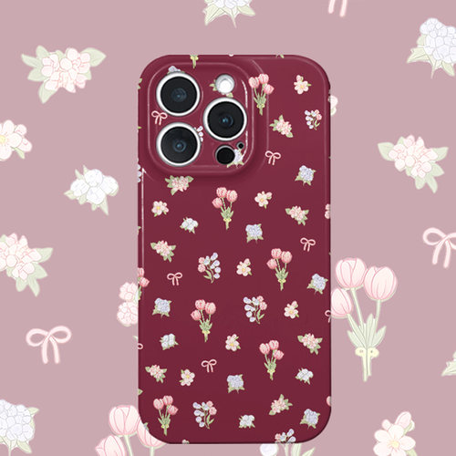 复古满屏碎花新款适用苹果18promax手机壳iPhone17pro16小米17华为mate80pura90K70note15荣耀500x300magic8