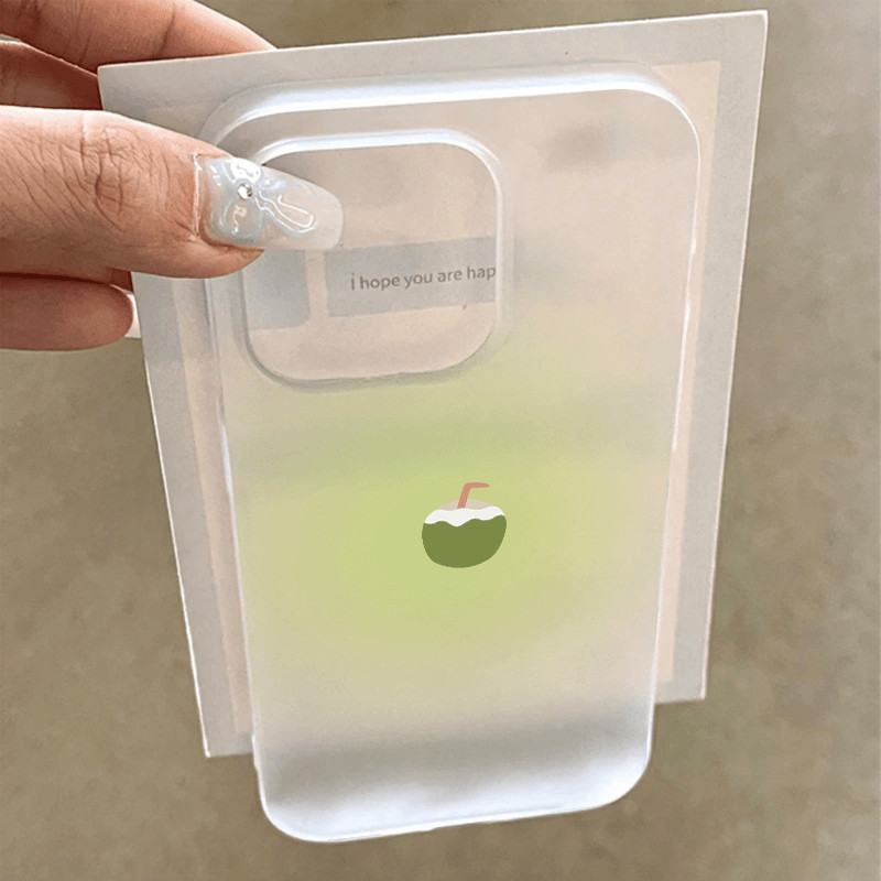 半透磨砂适用iPhone14pro新款苹果15简约12/13proMAX薄款XR手机壳11个性10全包pro半透明8plus裸机X散热7/se