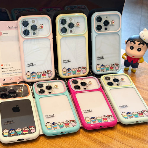 春日部五人组小新适用苹果17promax手机壳iPhone16pro14小米17华为mate70pura80K90nova15荣耀600x300magic7