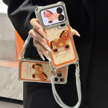 新年星星刺绣小马新款马年适用苹果17Pro手机壳iPhone16max13小米15华为mate80pura70k90note14荣耀400findx9