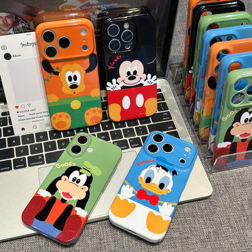 米奇唐老鸭新款适用苹果17promax手机壳iPhone16pro13小米17华为mate80pura90K90note15荣耀600X200reno14s30