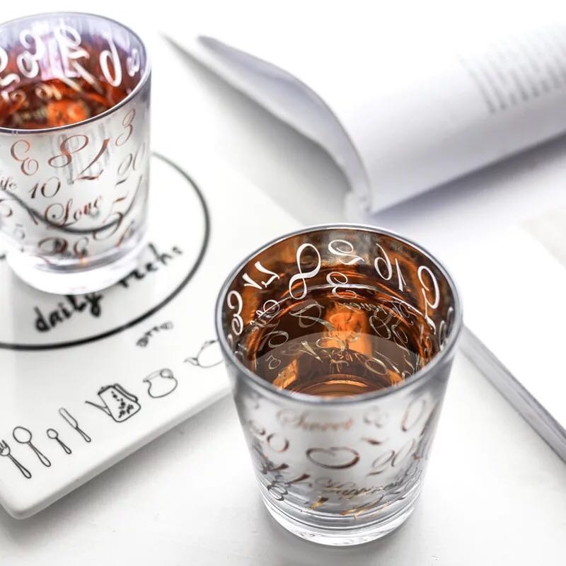 创意风无铅酒吧高档玻璃水杯