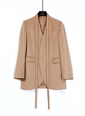 【即将绝版•产地认证随衣发】驼绒西装3357KT100D